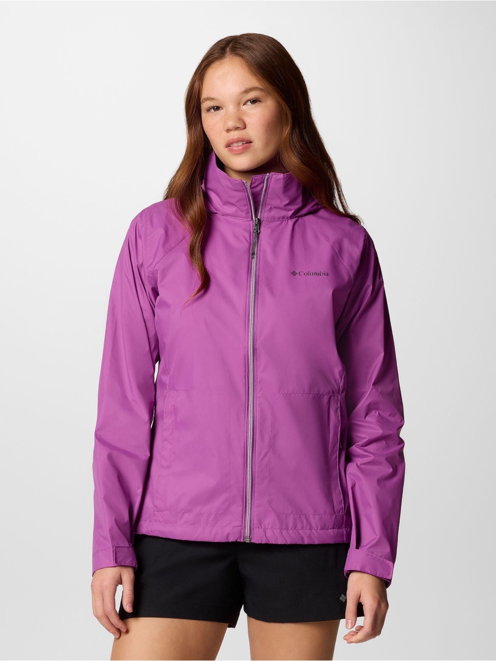 Columbia Magenta Jacket | Women's Size 1X | Outdoor Performance Layer